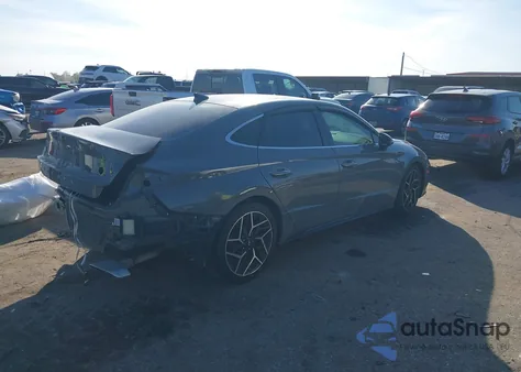 2022 Hyundai Sonata N Line z USA, uszkodzony, nr VIN KMHL14JC6NA225093